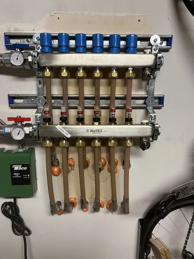 Plumber performing Gas Leak Detection at a residential property in Windsor Heights